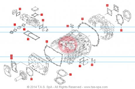 Фото автозапчасти прокладка КПП TAS T49492