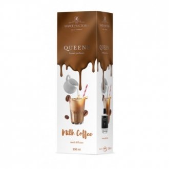 Фото автозапчастини ароматизатор рідкий для дому/офісу "Car & Home" QUEENS White 100ml Milk Coffee Tasotti 100249