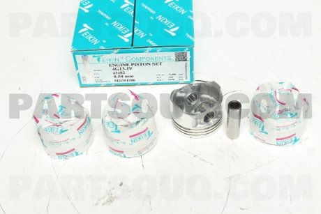 Фото автозапчасти поршень без колец Mitsubishi 4G13 d71.0+0.50 (MD351586) TEIKIN 43282050