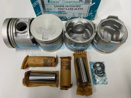 Фото автозапчасти поршни ремонт +0.50mm (к-кт 4шт) Nissan TD27, TD42 TEIKIN 44630A050