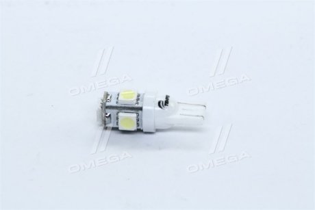 Лампа LED б/ц габарит и панель приборов T10 5SMD W5W 12V WHITE TEMPEST Tmp-14T10-12V (фото 1)