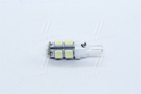 Лампа LED б/ц габарит и панель приборов T10 9SMD W5W 12V WHITE TEMPEST Tmp-15T10-12V (фото 1)