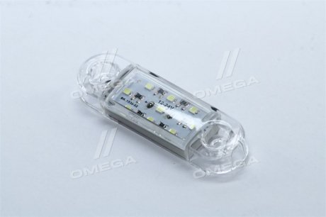 Фонарь габаритный 24V LED белый (9 диодов, 3 ряда) TEMPEST TP02-57-049