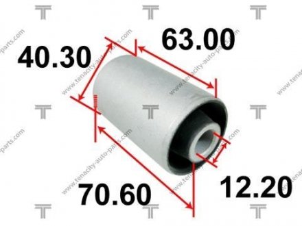 Фото автозапчасти сайлентблок важеля TENACITY AAMHO1010