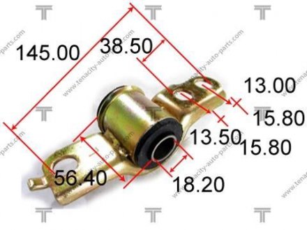 Фото автозапчасти сайлентблок рычага mazda 323 1.6/1.8 90-94 TENACITY AAMMA1005