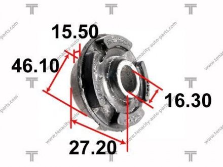 Фото автозапчасти сайлентблок рычага toyota camry 2.0/2.5 86-90 TENACITY AAMTO1008 (фото 1)