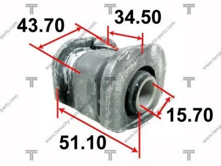 Фото автозапчасти сайлентблок рычага TENACITY AAMTO1034