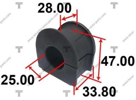 Фото автозапчастини втулка стабилизатора TENACITY ASBHO1007