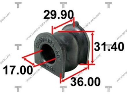 Фото автозапчастини втулка стабилизатора TENACITY ASBHO1021