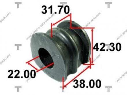 Фото автозапчасти втулка стабілізатора гумова TENACITY ASBNI1007