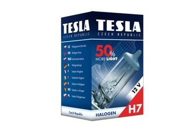 Фото автозапчастини лампа галогенная H7 12V 55W PX26d +50% Premium Tesla B30701