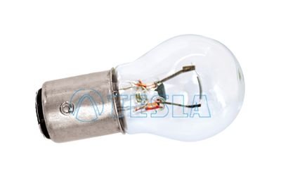 Лампа накаливания 12V P21W BA15s (1-конт) (кратно 10) Tesla B52101 (фото 1)