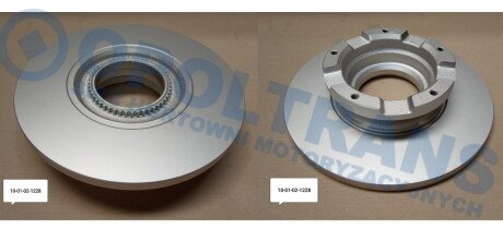 Фото автозапчасти tarcza h.Ford Transit 12r- 308x16 /T/ TEXTAR 1001021228