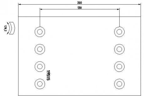 Тормозные накладки SAF, KASSBOHRER 302x200mm TEXTAR 1951513