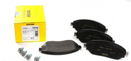 Комплект тормозных колодок передний FIAT TALENTO; NISSAN NV300, PRIMASTAR; OPEL VIVARO B; RENAULT TRAFIC III 1.6D/2.0D 05.14- TEXTAR 2208701 (фото 1)