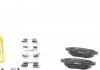 Комплект тормозных колодок задний (с аксессуарами; с направляющими винтами тормозного суппорта) NISSAN JUKE; RENAULT ESPACE V, GRAND SCENIC III, GRAND SCENIC IV, MEGANE IV, SCENIC III 1.0-2.0D 12.08- TEXTAR 2210301 (фото 1)