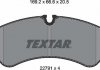 Комплект тормозных колодок задних MERCEDES SPRINTER 5-T (B907) 2.2D/3.0D 02.18- TEXTAR 2279101 (фото 5)