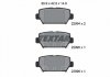 Комплект гальмівних колодок задніх MITSUBISHI ECLIPSE 1.5/2.0/2.2D 10.17- TEXTAR 2299401 (фото 2)