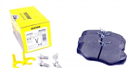 Комплект тормозных колодок передний NISSAN PRIMASTAR; OPEL VIVARO A; RENAULT ESPACE III, TRAFIC II 1.9D-3.0 10.98- TEXTAR 2309902 (фото 1)