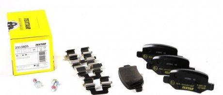 Комплект гальмівних колодок задніх MERCEDES A (W168), A (W169), B SPORTS TOURER (W245) 1.4-Electric 07.97-06.12 TEXTAR 2313805 (фото 1)