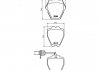 Фото автозапчасти комплект тормозных колодок передний AUDI A4 B5, A6 C5, ALLROAD C5; Volkswagen PASSAT B5.5, PHAETON 1.8-4.2 09.97-03.16 TEXTAR 2328001 (фото 2)