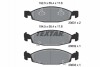 Фото автозапчасти комплект тормозных колодок передний JEEP CHEROKEE, GRAND CHEROKEE II 2.7D-4.7 01.88-09.05 TEXTAR 2363101 (фото 1)