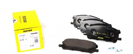 Комплект тормозных колодок передний LEXUS RC, RX; TOYOTA HARRIER 2.4-5.0 02.03- TEXTAR 2373401 (фото 1)