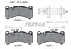 Фото автозапчастини комплект гальмівних колодок спереду ALFA ROMEO GIULIA, STELVIO 2.9 10.15- TEXTAR 2395503 (фото 1)