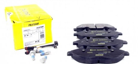 Комплект тормозных колодок передний MERCEDES VIANO (W639), VITO / MIXTO (W639), VITO (W639) 2.0D-Electric 09.03- TEXTAR 2400701 (фото 1)