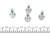 Комплект гальмівних колодок спереду HONDA CIVIC VIII 1.4/1.8/2.2D 09.05- TEXTAR 2408701 (фото 2)