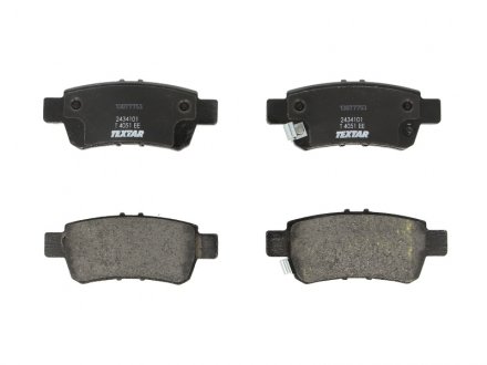 Комплект тормозных колодок задних HONDA CROSSROAD, ODYSSEY 1.8/3.5 07.02- TEXTAR 2434101 (фото 1)
