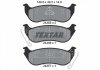 Фото автозапчасти комплект тормозных колодок задних JEEP CHEROKEE, WRANGLER II 2.4-4.0 08.96-01.08 TEXTAR 2435501 (фото 1)