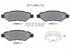 Фото автозапчасти комплект тормозных колодок задних AUDI 80 B2; CADILLAC CTS, CTS SPORT, SRX; CHEVROLET CAMARO; FORD FOCUS IV, PUMA 1.5D-6.2 08.85- TEXTAR 2454601 (фото 1)