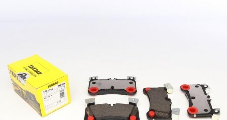 Комплект гальмівних колодок задніх AUDI Q7; PORSCHE CAYENNE; Volkswagen TOUAREG 3.0-6.0D 10.02-08.15 TEXTAR 2461401