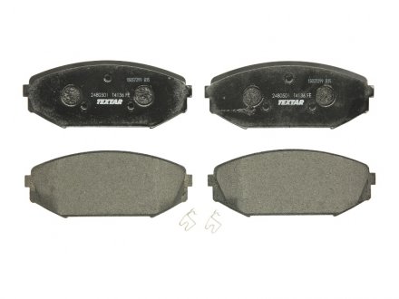 Комплект тормозных колодок передний HONDA ODYSSEY 2.3/3.5 10.97- TEXTAR 2480501 (фото 1)