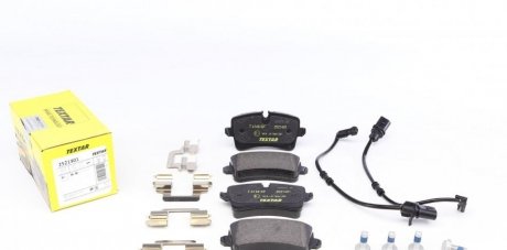 Комплект гальмівних колодок задніх AUDI A8 D4 2.0-6.3 11.09-01.18 TEXTAR 2521401