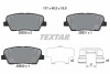 Фото автозапчасти комплект тормозных колодок задних HYUNDAI EQUUS / CENTENNIAL, GENESIS; KIA QUORIS I 2.0-5.0 01.08- TEXTAR 2552008 (фото 1)