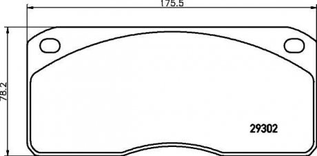 Фото автозапчасти тормозные колодки VOLVO,FORD TEXTAR 2930201