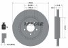 Тормозной диск задний левая/правая (без штифта крепления колеса) VOLVO XC90 I 2.4D-4.4 06.02-12.14 TEXTAR 92126803 (фото 2)