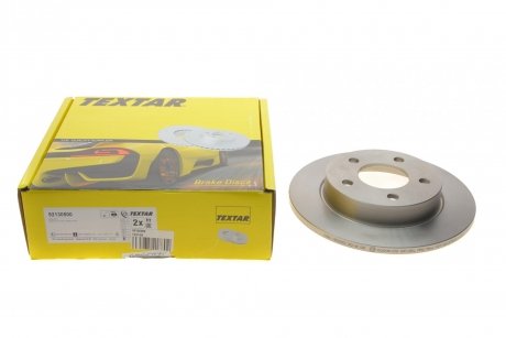 Тормозной диск задний левая/правая (без штифта крепления колеса) MAZDA 3 1.3-2.2D 10.03-09.14 TEXTAR 92130500