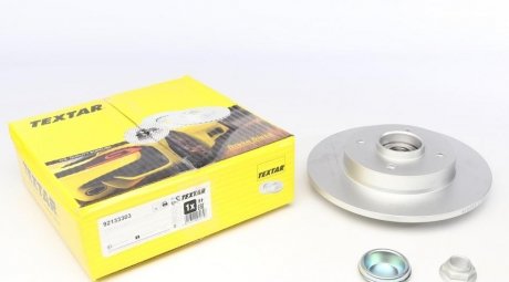 Тормозной диск с подшипником задний левый/правый (со встроенным кольцом генератора магнитных импульсов) CITROEN C4, C4 I; PEUGEOT 307 1.4-2.0D 08.00- TEXTAR 92133303