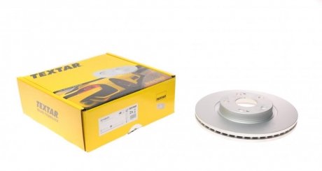 Тормозной диск передний левый/правый (без штифта крепления колеса) TOYOTA AVENSIS, COROLLA VERSO 1.6-2.2D 04.04-03.09 TEXTAR 92168003 (фото 1)