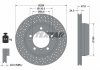 Фото автозапчасти тормозной диск задний левая/правая PORSCHE 911, 911 TARGA, BOXSTER, BOXSTER SPYDER, CAYMAN 3.2/3.4/3.6 08.97-06.13 TEXTAR 92176705 (фото 1)