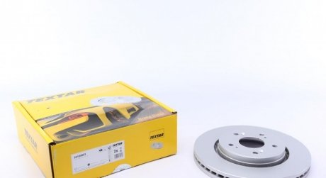 Тормозной диск передний левый/правый (без штифта крепления колеса) HONDA CROSSTOUR I, CR-V III, CR-V IV 1.6D-3.5 06.06- TEXTAR 92184803 (фото 1)