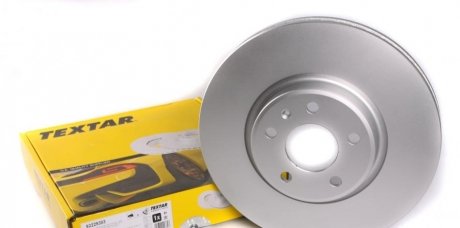 Тормозной диск передний левый/правый (без штифта крепления колеса) AUDI A4 ALLROAD B8, A4 B8, A5, A6 C7, A7, Q5 1.8-4.0 06.07-09.18 TEXTAR 92229303