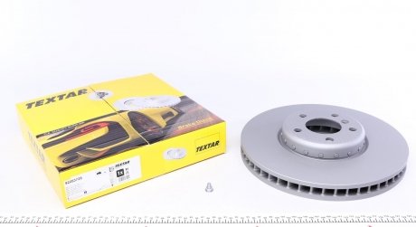 Тормозной диск из двух частей передний левый (без штифта крепления колеса) BMW 5 (F10), 5 (F11), 5 GRAN TURISMO (F07), 6 (F12), 6 (F13), 6 GRAN COUPE (F06), 7 (F01, F02, F03 2.0-4.4 02.08-10.18 TEXTAR 92253725