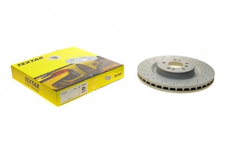 Тормозной диск передний левый/правый (без штифта крепления колеса) MERCEDES GL (X166), GLE (C292), GLE (W166), GLS (X166), M (W166) 2.2D-3.5 06.11-10.19 TEXTAR 92254405 (фото 1)