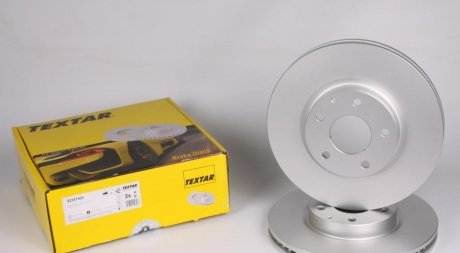 Тормозной диск передний левый/правый (без штифта крепления колеса) MAZDA 6, CX-5, CX-9 2.0/2.2D/2.5 11.11- TEXTAR 92257403