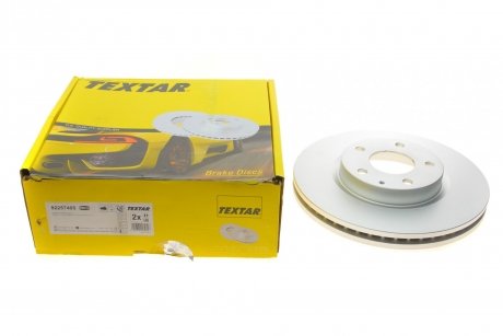 Тормозной диск передний левый/правый MAZDA 6, CX-5 2.0/2.2D/2.5 11.11- TEXTAR 92257405 (фото 1)