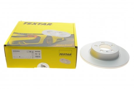 Тормозной диск задний левая/правая (без штифта крепления колеса) AUDI A1 1.0-1.8 11.14-10.18 TEXTAR 92292003